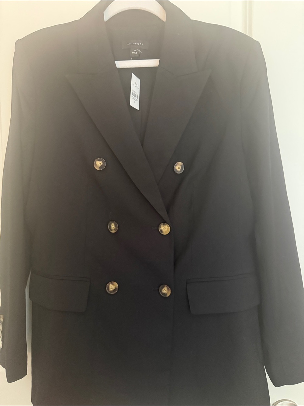 Ann Taylor Black Tailored Blazer